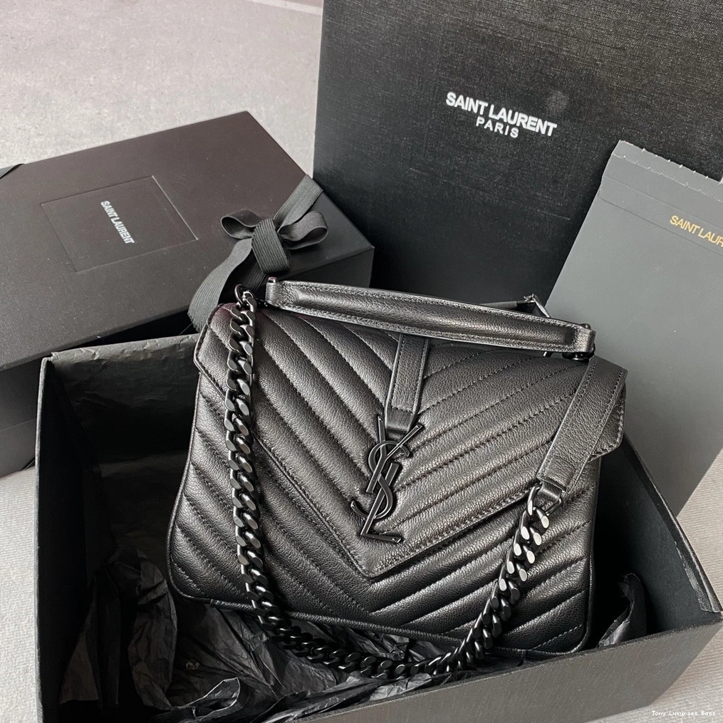 Tony Luxuries leather shoulder bag-24*17*6.5cm YSL Medium 0814